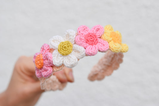 Detská háčkovaná čelenka II.