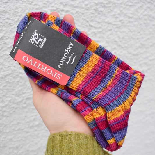 Luxususné ponožky z vlny Superwash 728