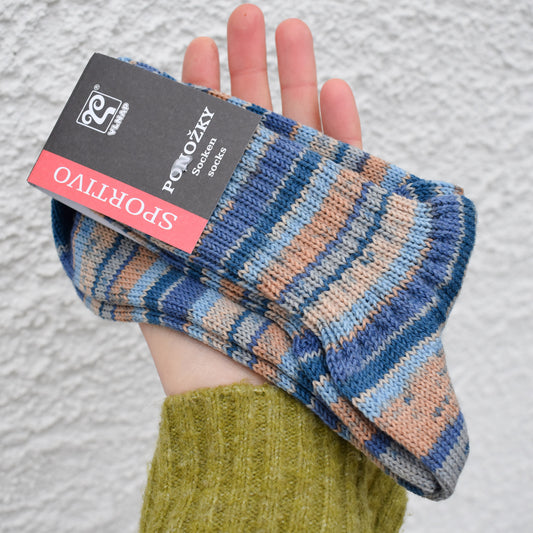 Luxususné ponožky z vlny Superwash 725