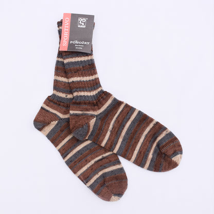 Luxususné ponožky z vlny Superwash 729